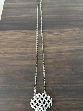Citation Silver-Tone  Pendant Necklace 24" — Like New